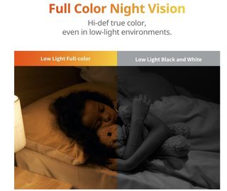 SwitchBot Cámara 2K - Pan/Tilt 3MP Monitor Bebés