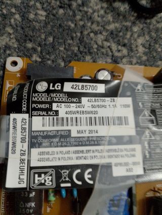 Altavoces LG 42LB5700