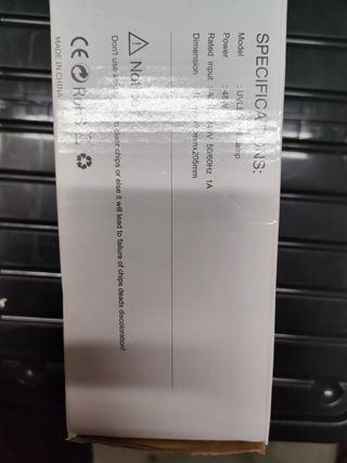 Lâmpada led unhas luz uv