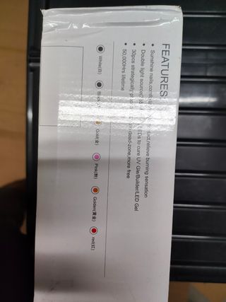 Lâmpada led unhas luz uv