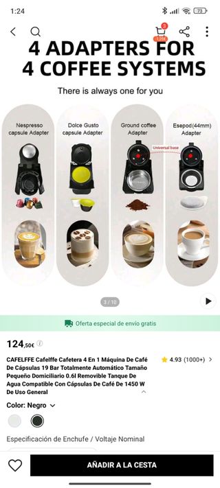 Cafetera,maquina de cafe