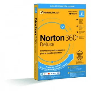 Norton 360 Deluxe 3 Dispositivos 1 Año (Digital)