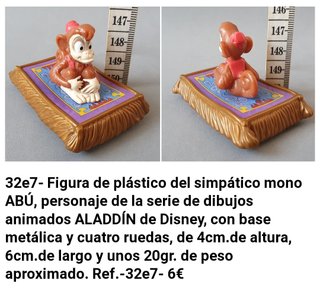 Genio Aladdin . Mono Abu.