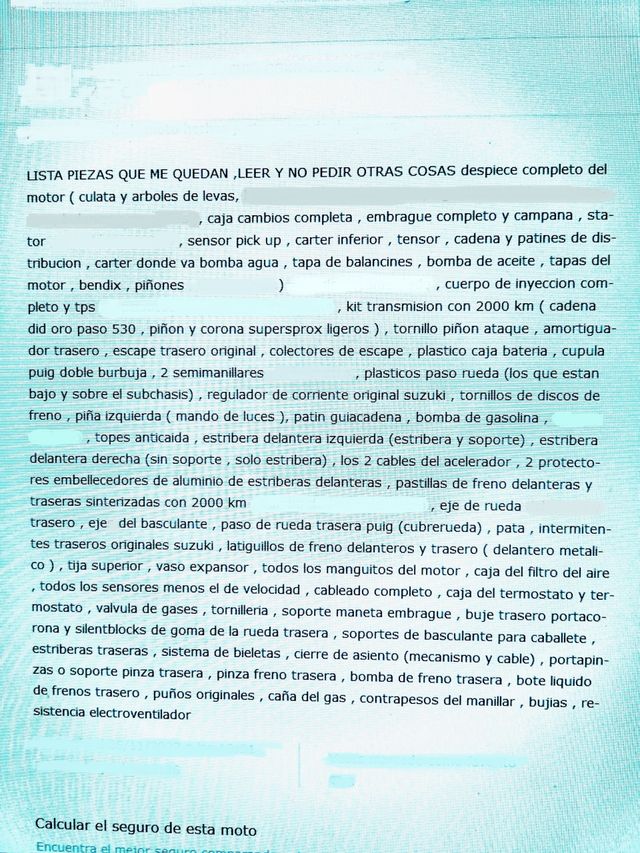 stator suzuki gsxr 1000 k5 k6 despiece