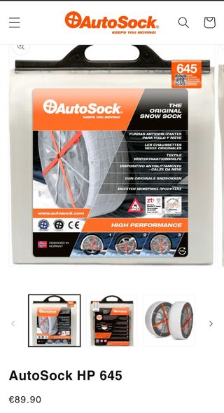 Cadena textil nieve AutoSock HP 645