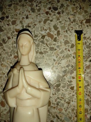 Escultura VINTAGE de virgen - LEER ⬇️