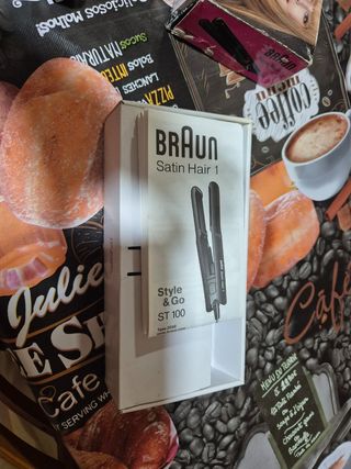 Plancha de pelo, de viaje