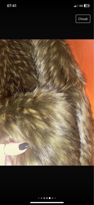 sciarpa pelliccia sintetica