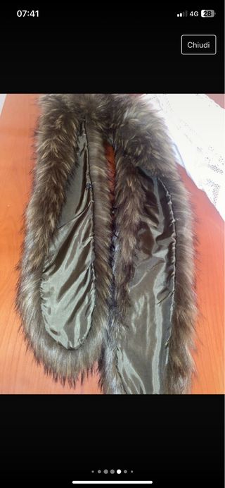sciarpa pelliccia sintetica