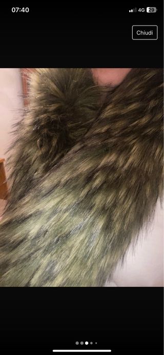 sciarpa pelliccia sintetica