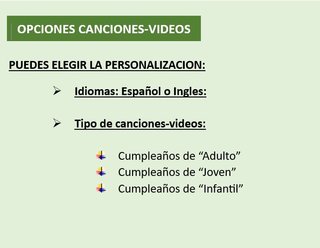 Preciosos Videos Canciones de Cumpleaños Personali
