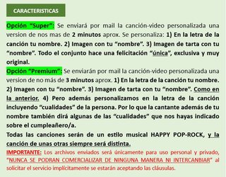 Preciosos Videos Canciones de Cumpleaños Personali