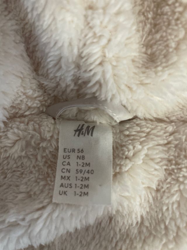mono bebe H&M recién nacido