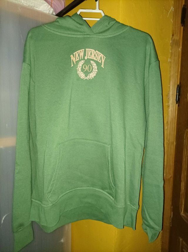 Sudadera verde talla S-M