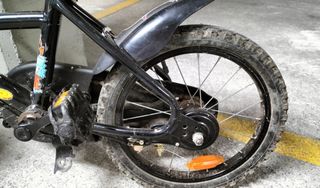 Bicicleta niño Btwin negra