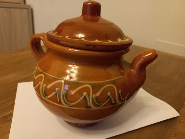 TETERA CERÁMICA ROJA