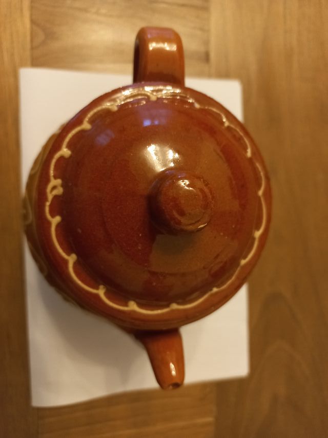 TETERA CERÁMICA ROJA