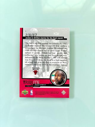 Carta NBA Michael Jordan Upper Deck All Star ‘87