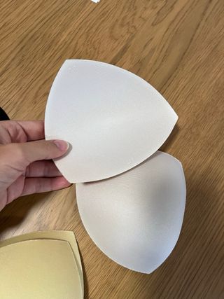 Relleno para sujetador, 1€ cada una