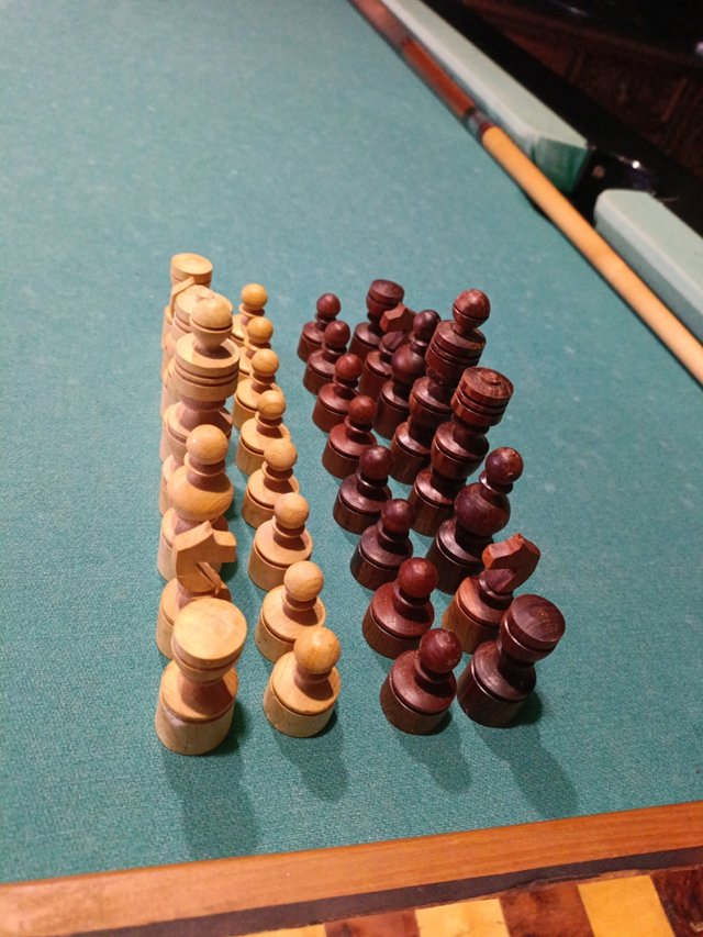 Tablero ajedrez + piezas