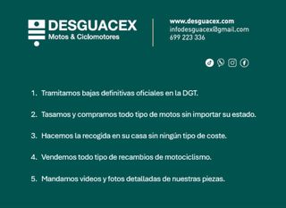 Despiece, piezas Daelim VT Custom 