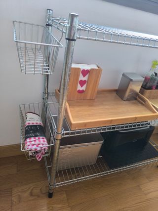 Mueble auxiliar metálico cocina