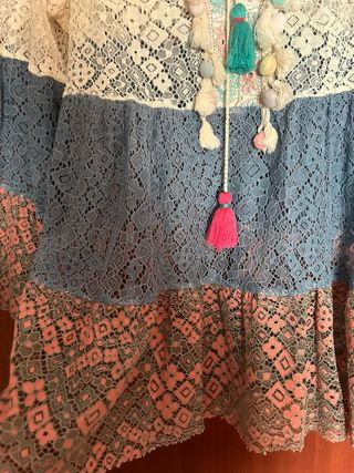 Blusa encaje varios colores