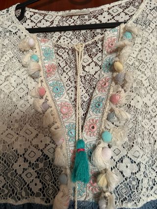 Blusa encaje varios colores