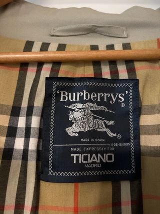 Gabardina hombre Burberrys