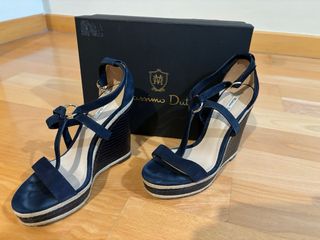 Zapato azul marino Massimo Dutti