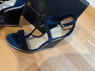 Zapato azul marino Massimo Dutti