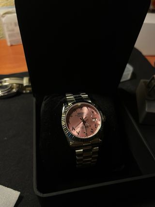 Seiko Baby Pink “Arabic” MOD