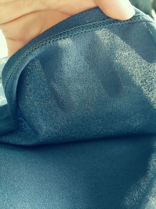 Camiseta azul marino Bershka
