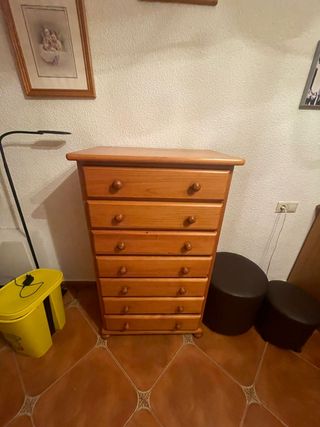 Comoda madera maciza provenzal