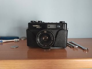 Ps2 .camara Yashica MG-1 y Samsung galaxy a 53