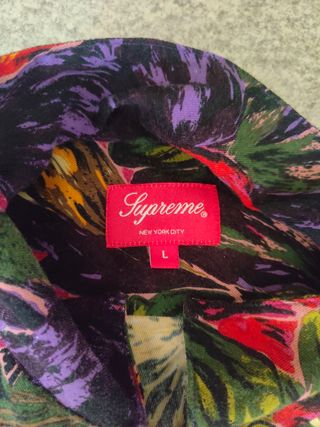 Supreme flowers shirt
