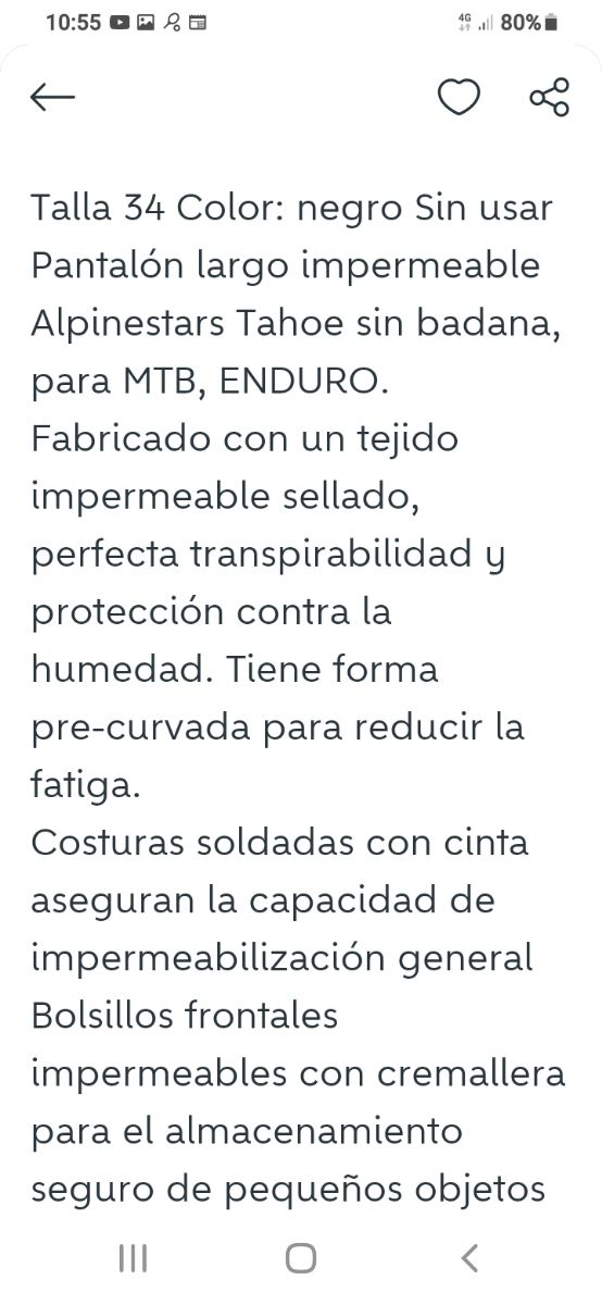 Pantalon largo Alpinestar 