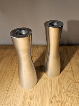 2 Candelabri in Alluminio