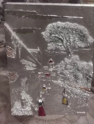 Quadro argento - antico/ Lastra in rilievo