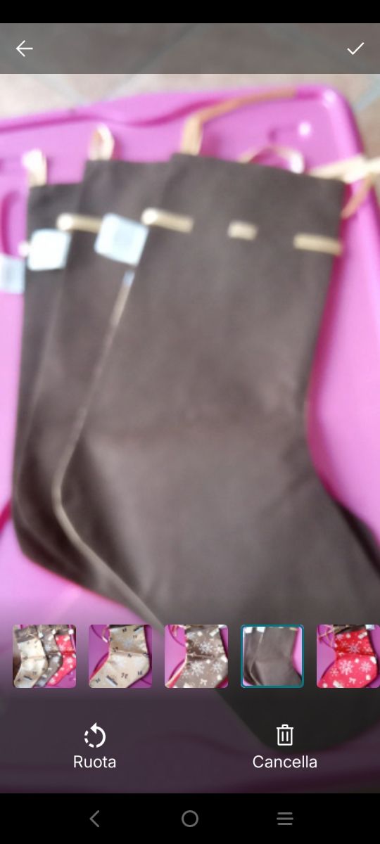 Nuove calze Natalizie Ferrero Roches