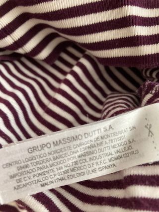 Camiseta cuello alto Massimo Dutti