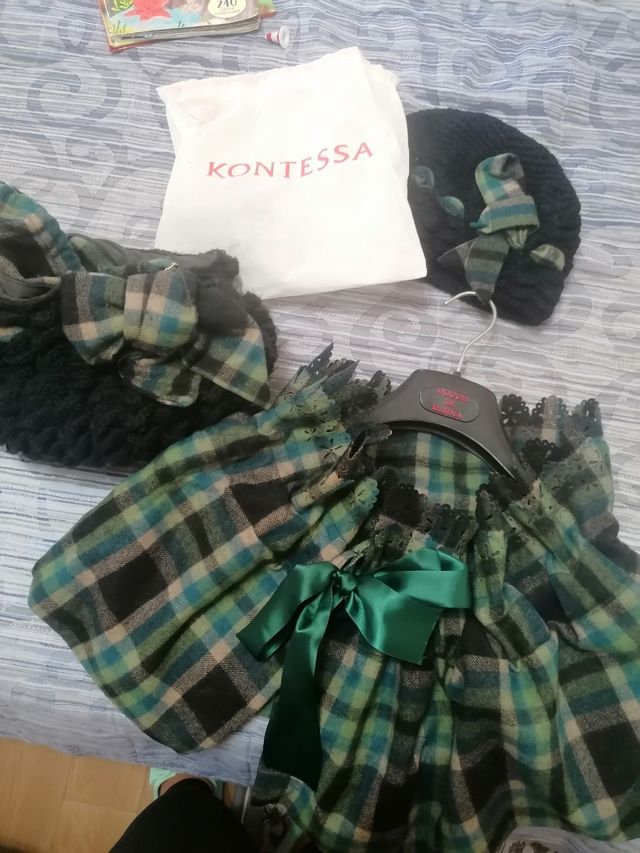 Set donna cappello sciarpa e borsa kontessa