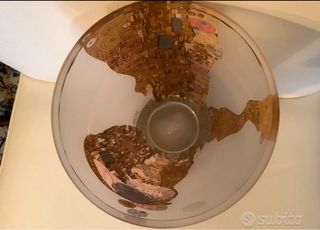 2 vasi di cristallo Gustav Klimt