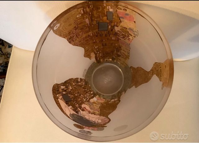 2 vasi di cristallo Gustav Klimt