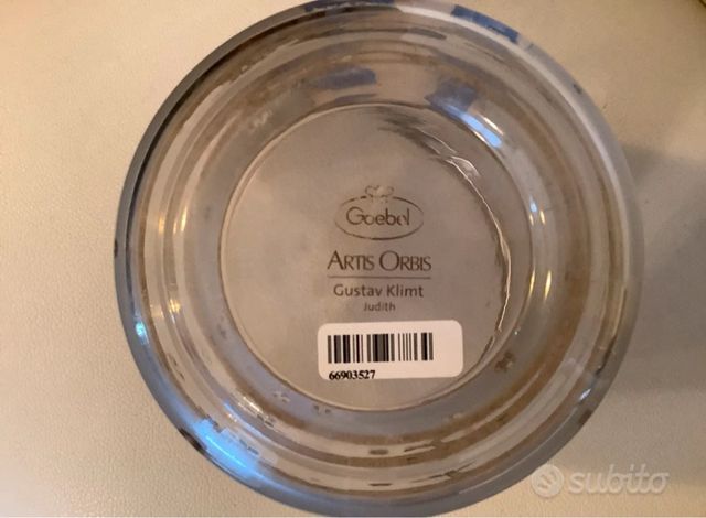 2 vasi di cristallo Gustav Klimt