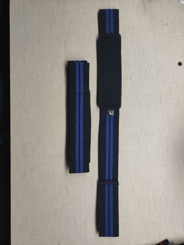 Straps azul para gym NUEVOS SIN LOGO