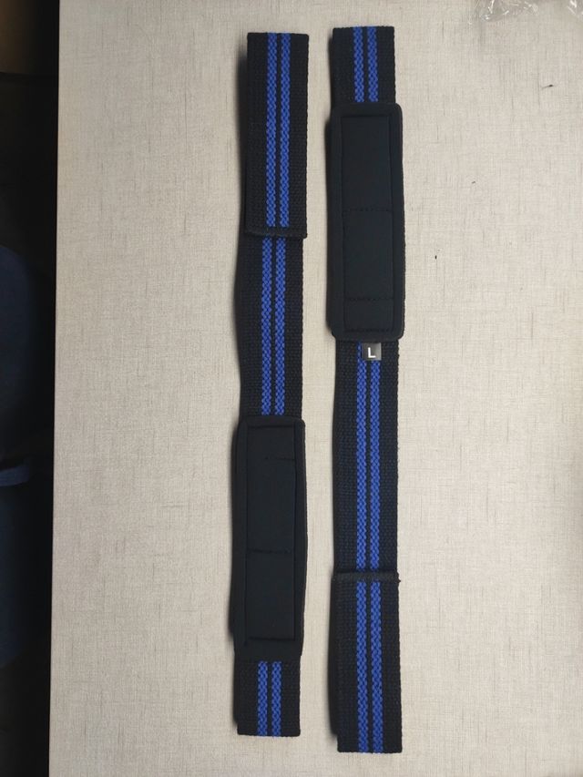 Straps azul para gym NUEVOS SIN LOGO