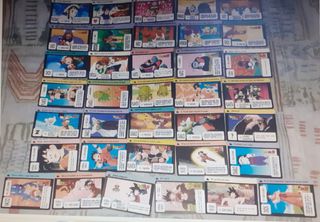 Lotto 36 Cards Dragon Ball Z full set serie 3 1993