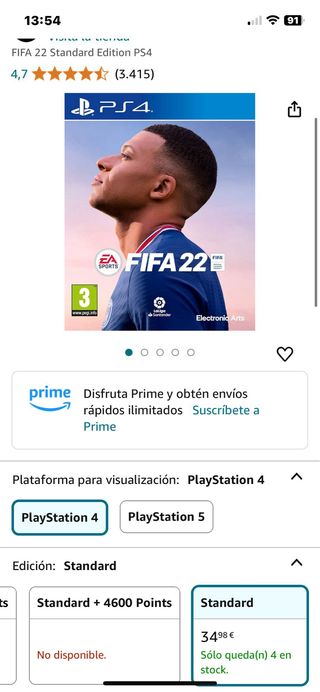 Pack ps 4 (sin mados) 1 monitor 60hz y juegos