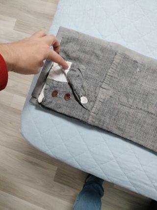 Precioso traje corto con dos calzonas